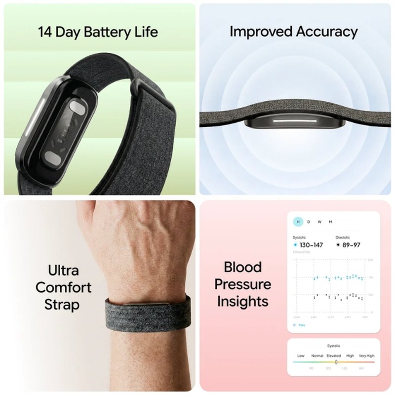 Hume Band 2.0 features and daily health tracking Hume Band 2.0 tracked health features